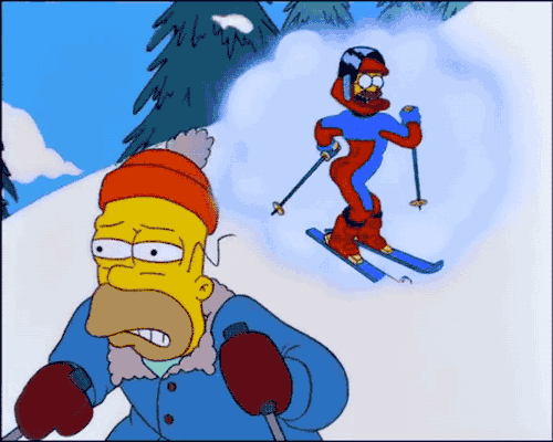 Ned Flanders The Simpson's nothing at all stupid sexy flanders GIF