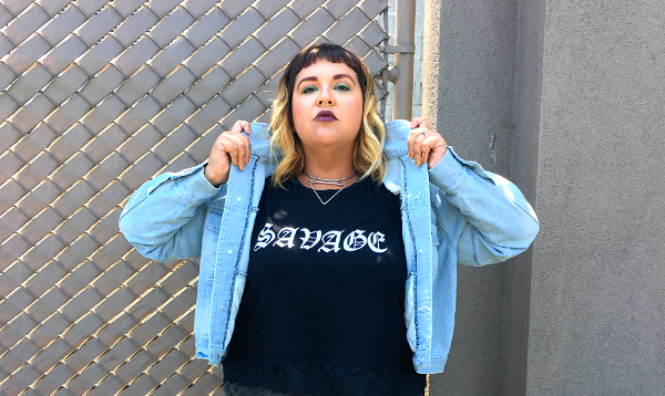 plus size savage crop top